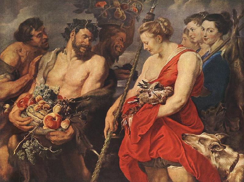 RUBENS, Pieter Pauwel Diana Returning from Hunt oil painting picture